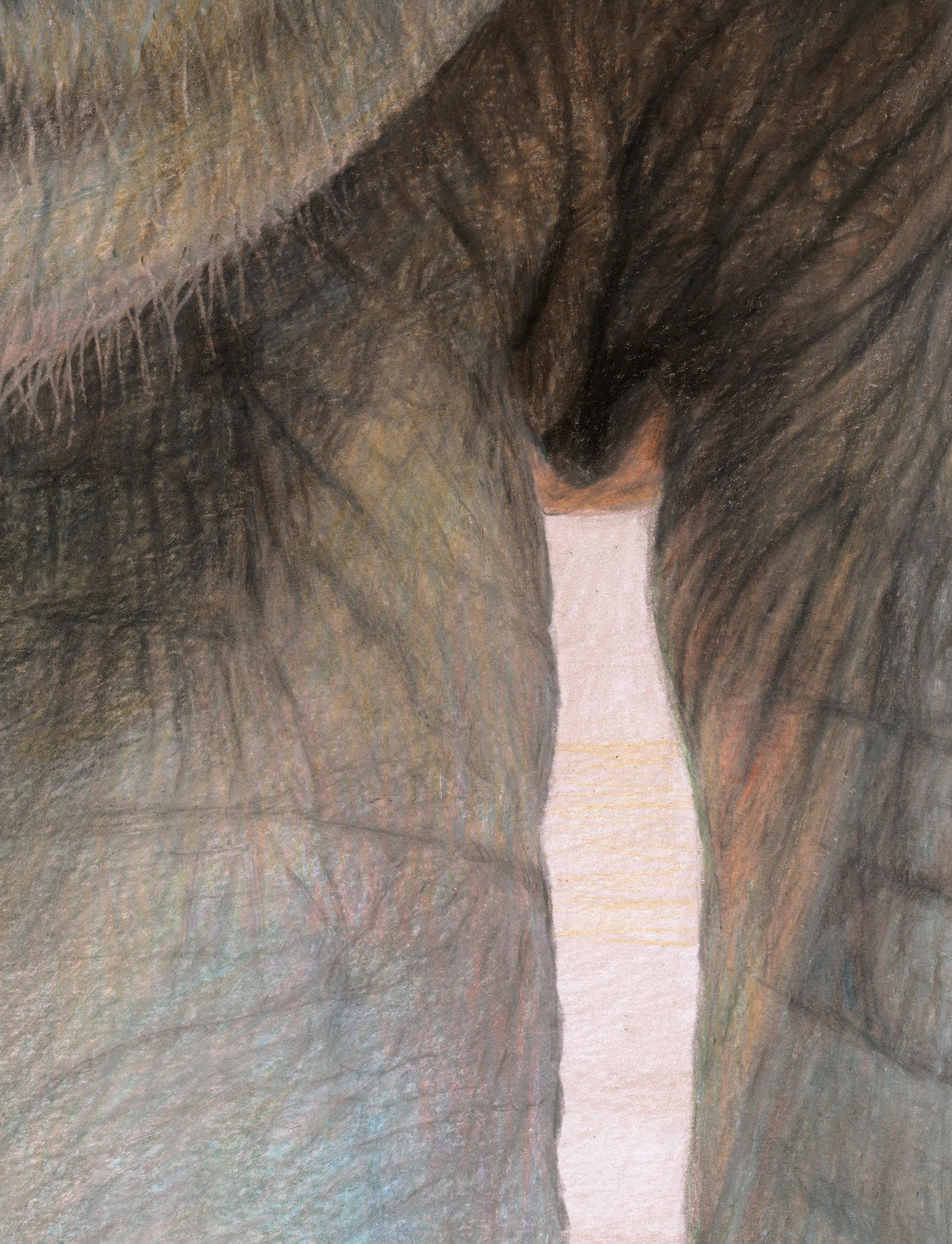 Original hand drawn work of elephants by British born artist Charlotte Williams 2