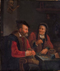 dutch greed Dutch school, 18th Century,
An allegory of greed