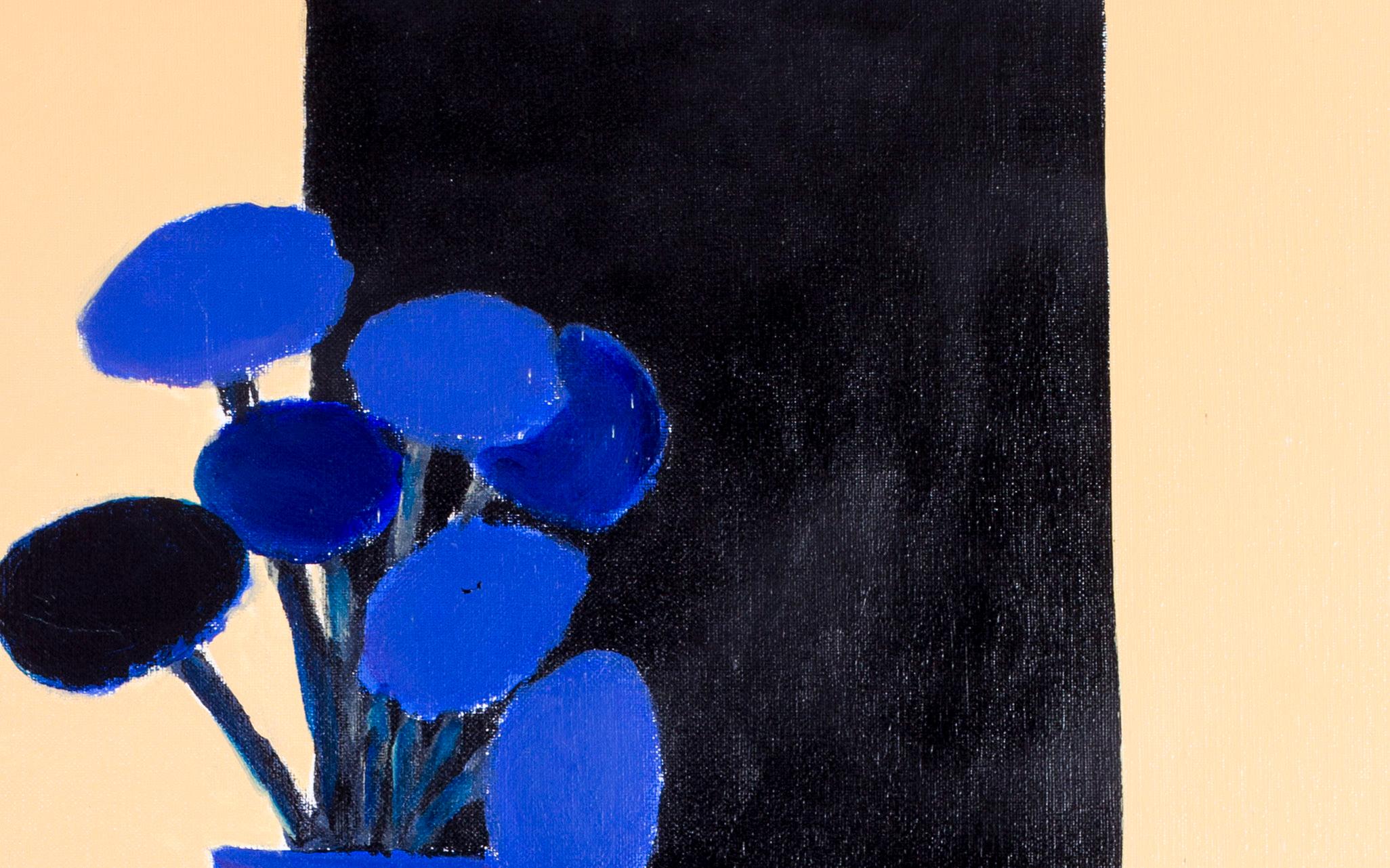 Nature morte abstraite bleue française du XXe siècle en vente 1