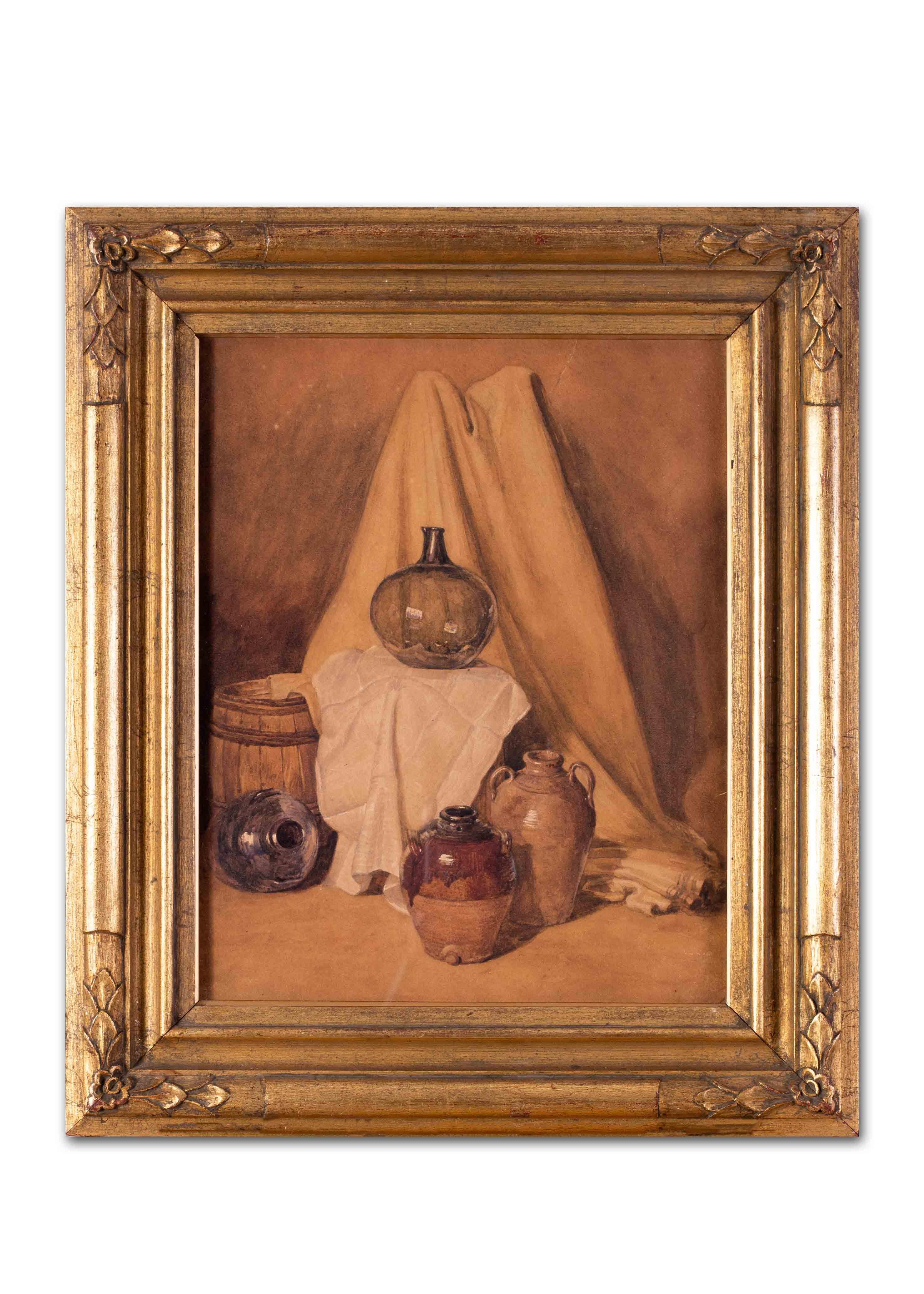 British 19th Century watercolour painting of vessels by Peter de Wint 4