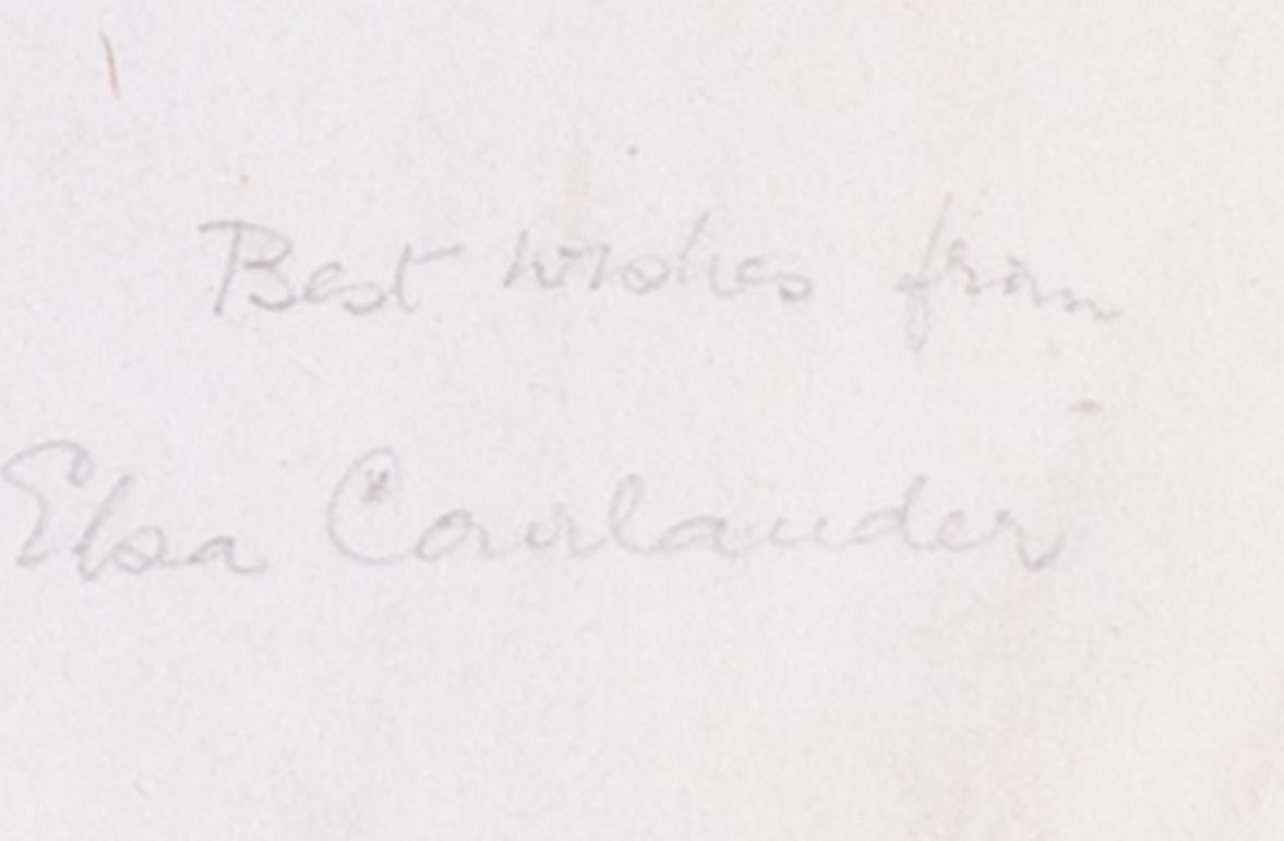 Elsa Carlander (Britin, um 1930)
Ein Herbststurm
Aquarell und Bleistift auf Papier
Signiert und beschriftet 