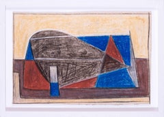 Mid 20th Century French abstract work on paper by Jean Signovert