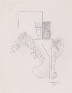 1926 drawing by French, cubist artist Leopold Survage