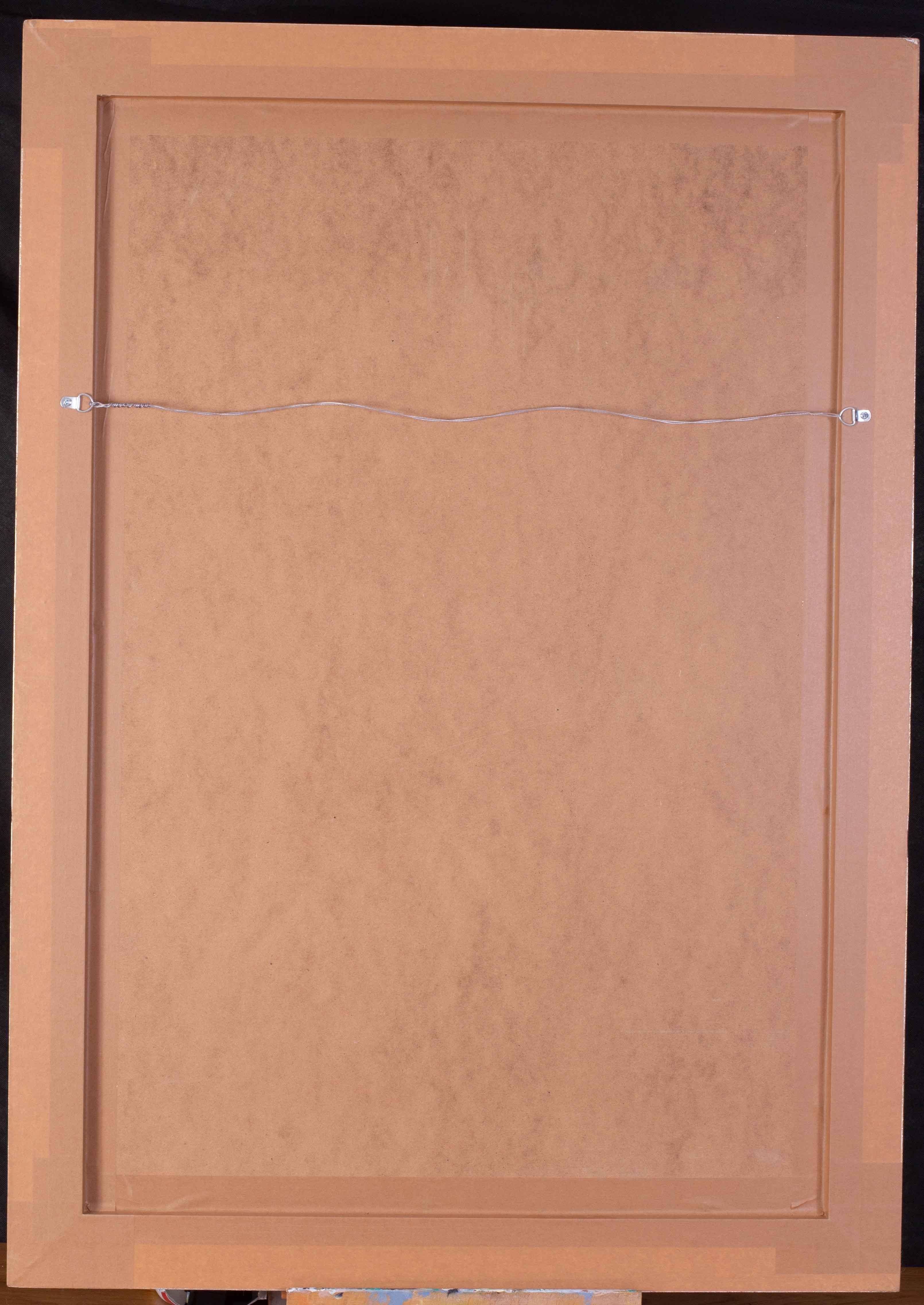 Un grande dipinto a olio cubista del 20° secolo raffigurante due nudi in vendita 3