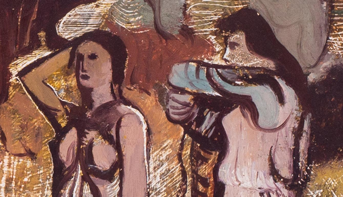 Raro dipinto del XX secolo di Robert Colquhoun, risalente al suo periodo di 