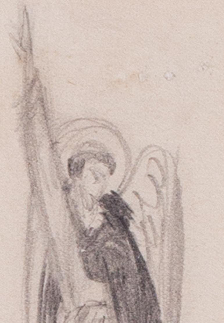 Eric Gill sketch of an angel, British early 20th Century 1