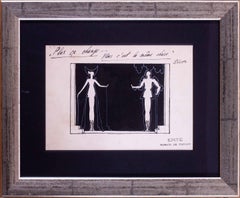 Romain de Tirtoff, called ERTÉ, Art Deco theatre set designs, signed