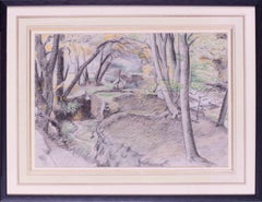 The Woodland Stream de l'artiste britannique Charles Frederick Tunnicliffe, 1980