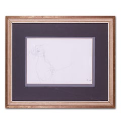 1988 pencil drawing by British 20th Century artist William Scott