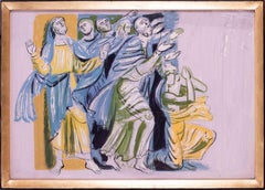 Un estudio de santos, el mural para la catedral de Chichester de Hans Feibusch, británico