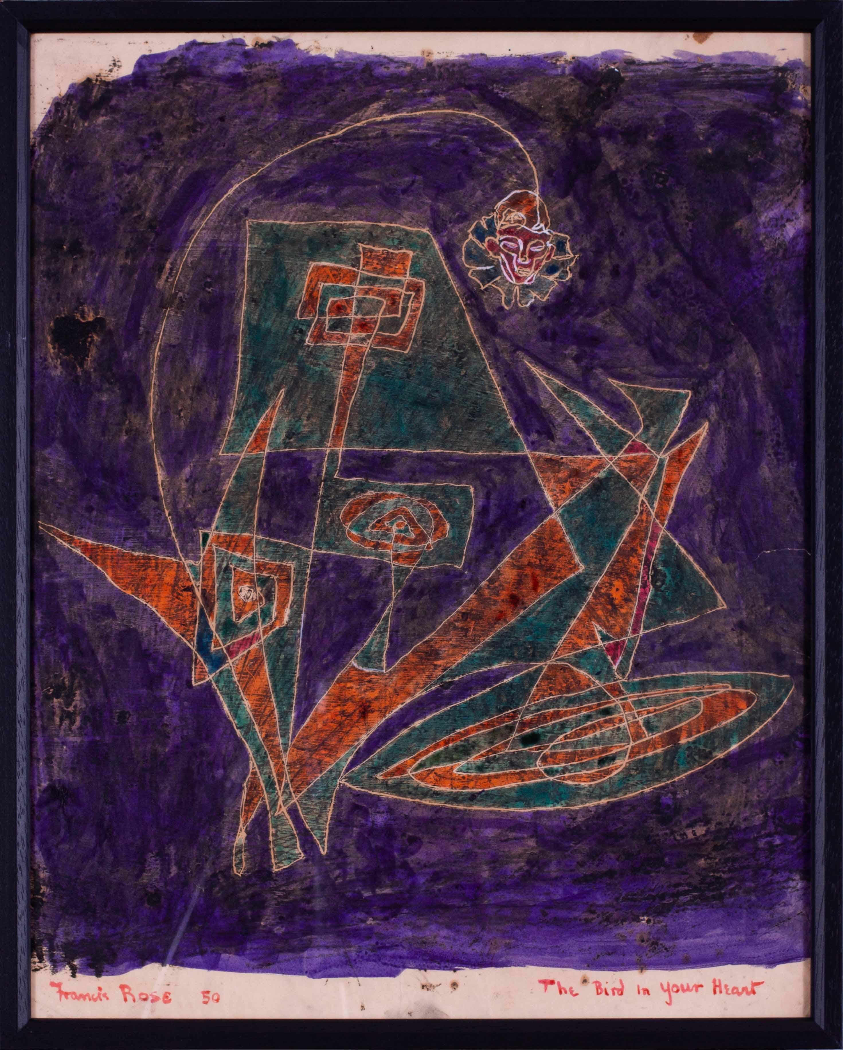 Vertical Dibujos y acuarelas abstractos