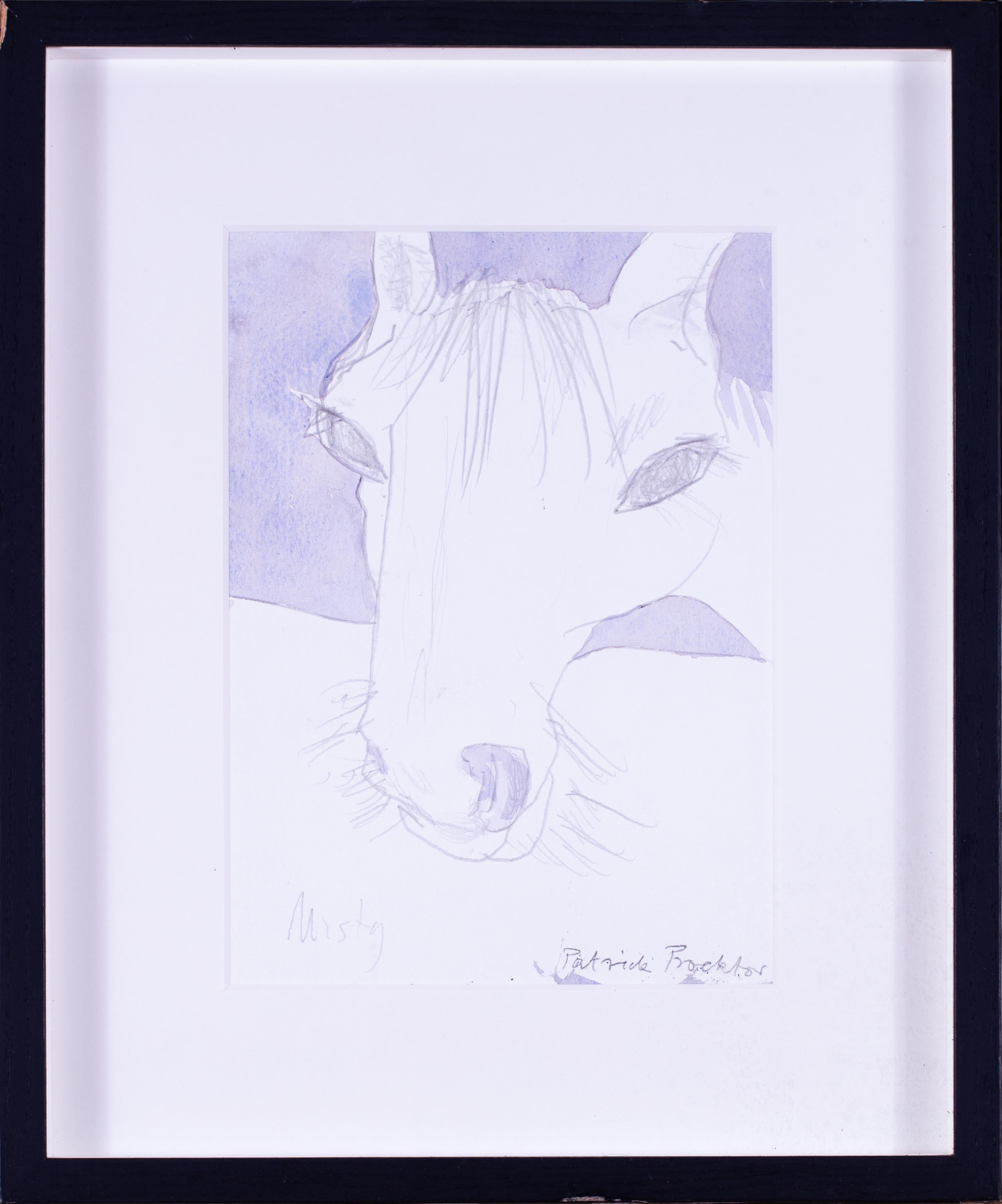 Head Animal Drawings and Watercolors