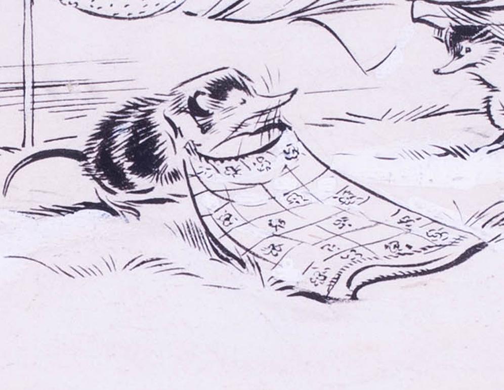 Britische weibliche Illustratorin des 20. Jahrhunderts Eileen Soper „Der Wind hat das Waschen gebläht“ im Angebot 4