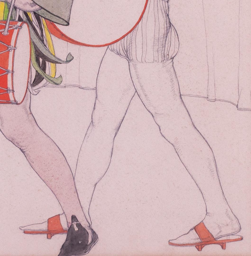 Le dessin figuratif britannique Art Déco du début du XXe siècle par Averil Burleigh 5