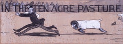 English School, 1900, In the ten acre pasture, ink and body colour on paper