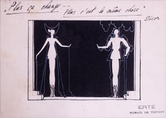 Romain de Tirtoff, called ERTÉ, Art Deco theatre set designs, signed