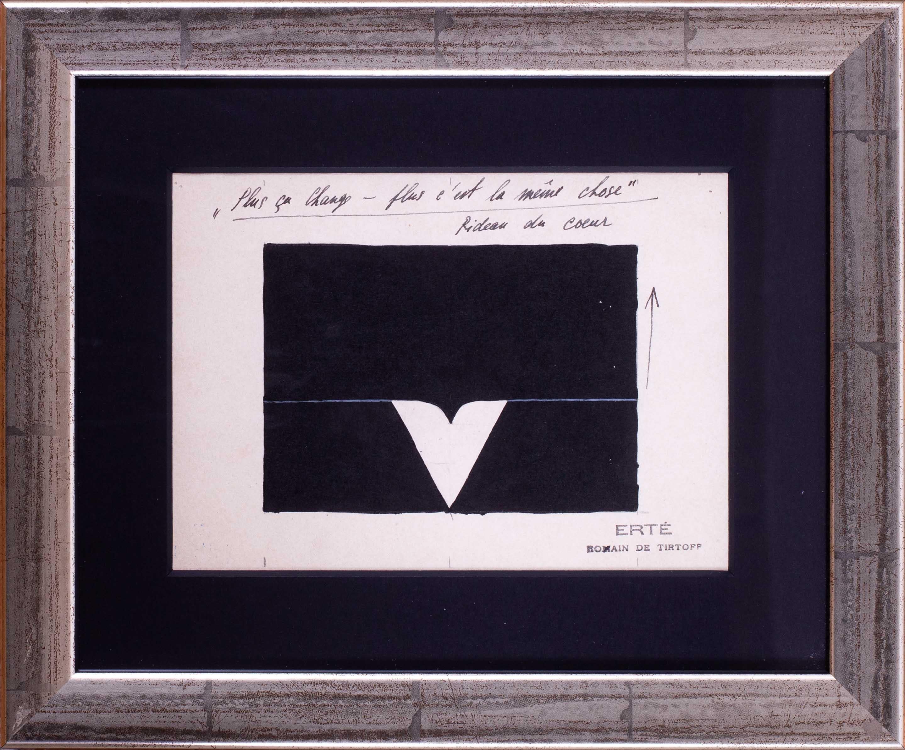Romain de Tirtoff, called ERTÉ, Art Deco theatre set designs, signed For Sale 2