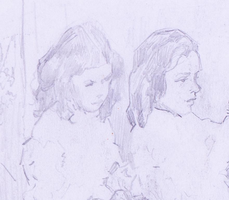 Alice Liddell und ihre Schwestern, Inspiration für Alice im Wunderland von Lewis Carroll im Angebot 5