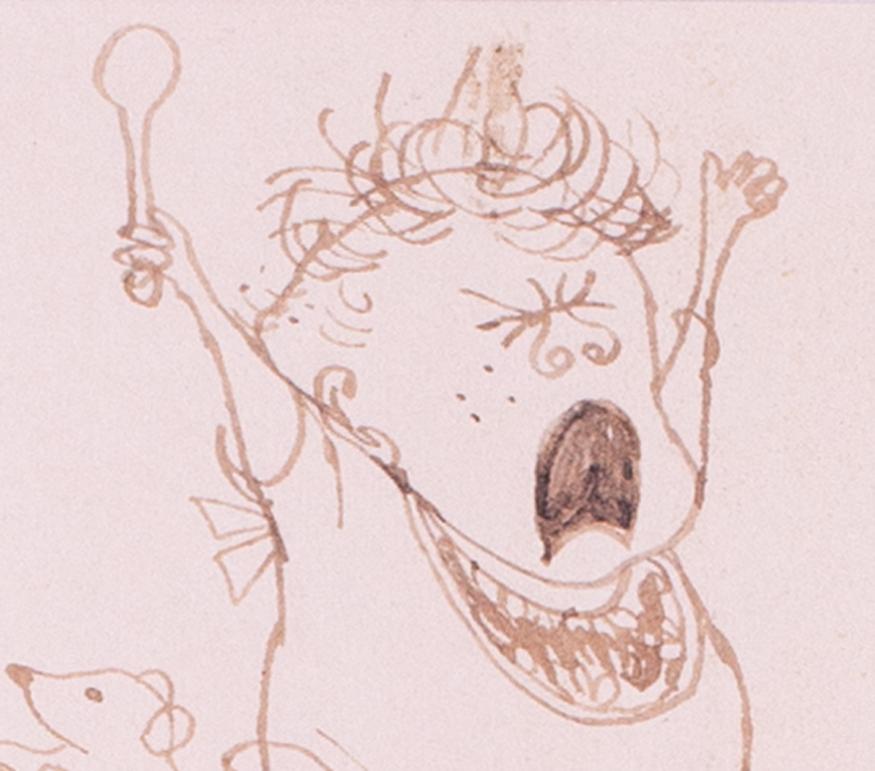 Pareja original firmada de dibujos de San Triniano del dibujante británico Ronald Searle - Art Otro estilo de arte de Ronald William Fordham Searle, CBE, RDI