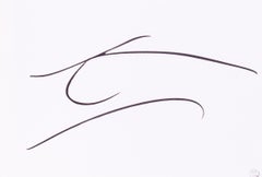 Original Dora Maar, (Picasso's muse) fine ink drawing of abstract forms, 1998