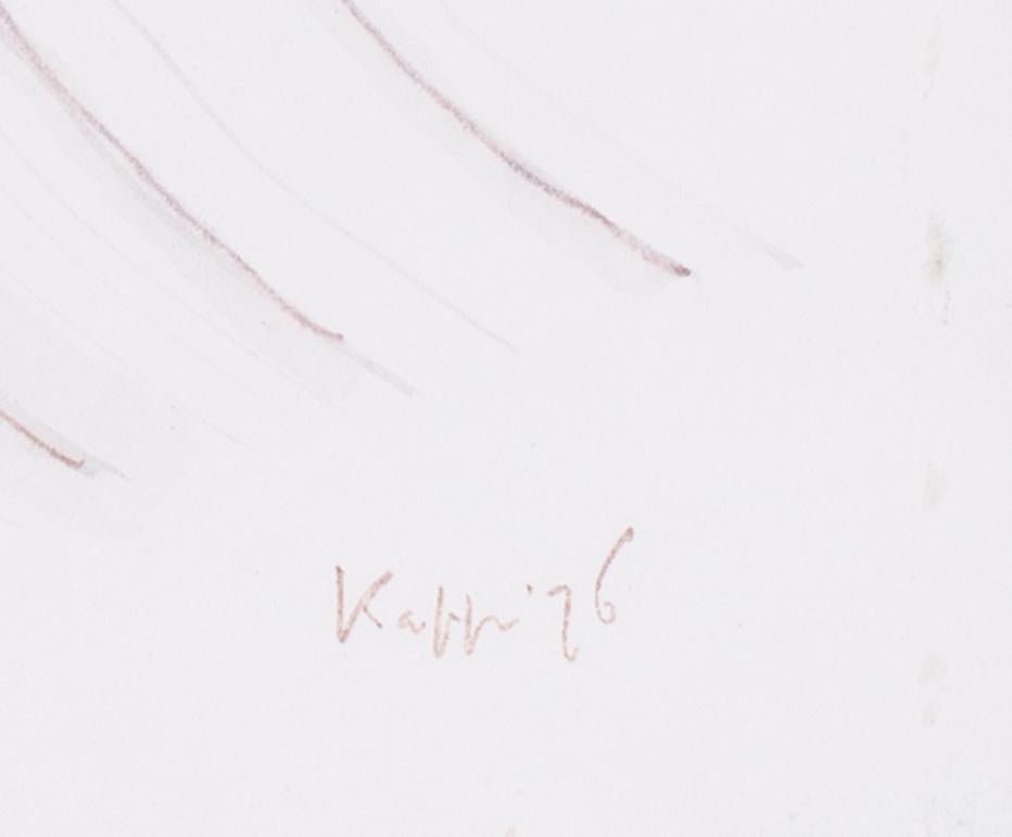Edmond Xavier Kapp (British, 1890 – 1978)
Toccata 23 
Ink on paper
Signed and dated ‘Kapp 76’ (lower right)
9.1/2 x 14 in. (24.3 x 35.5 cm.)

Edmond Kapp was born in Islington, London, on 5 November 1890, of American and German Jewish parentage. He