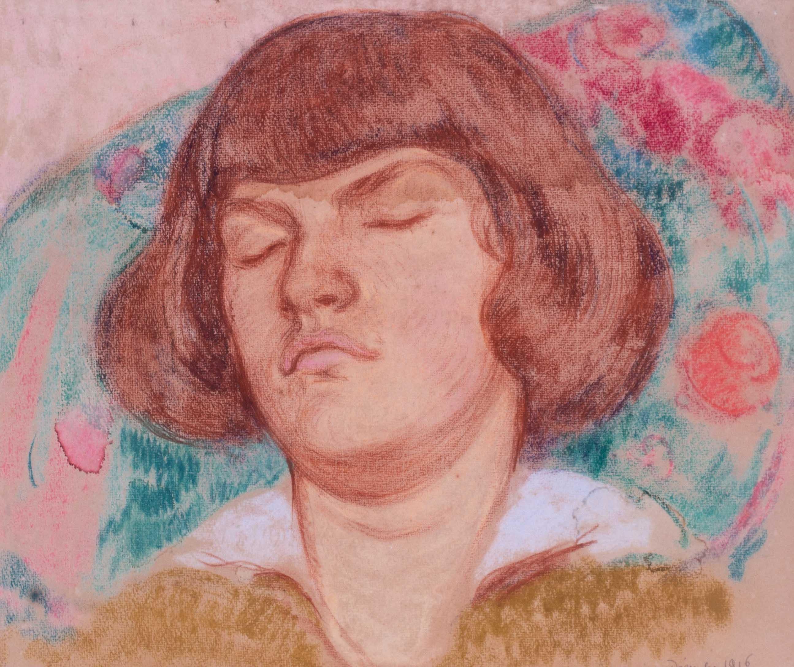 Retrato al pastel de 1916 de 