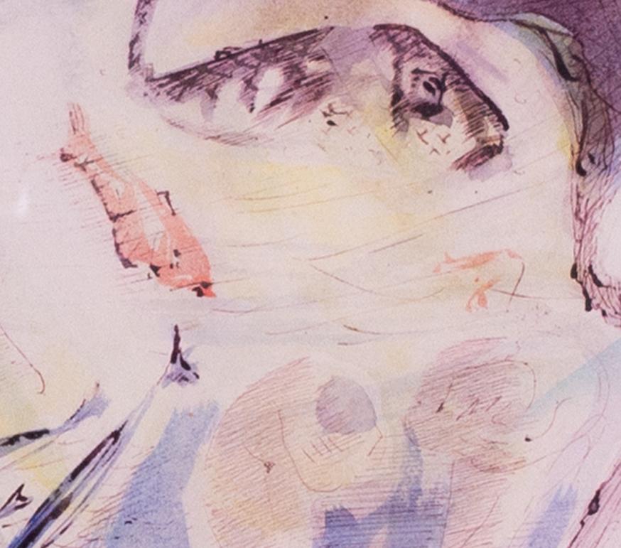 Blair Hughes-Stanton - 'Thetis klagt' 1952
Das Aquarell ist vom Künstler unten rechts mit Bleistift signiert 
