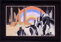 Design for Don Giovanni Act 2, at the Sadler’s Wells Opera, 1968 by Derek Jarman