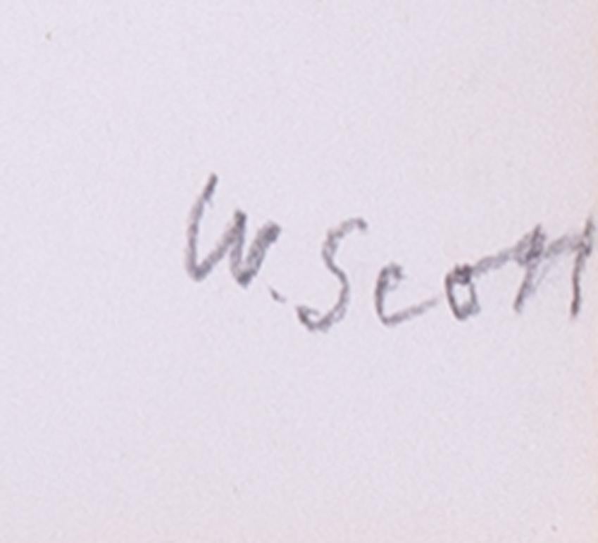 1988 disegno a matita dell'artista britannico del XX secolo William Scott in vendita 1