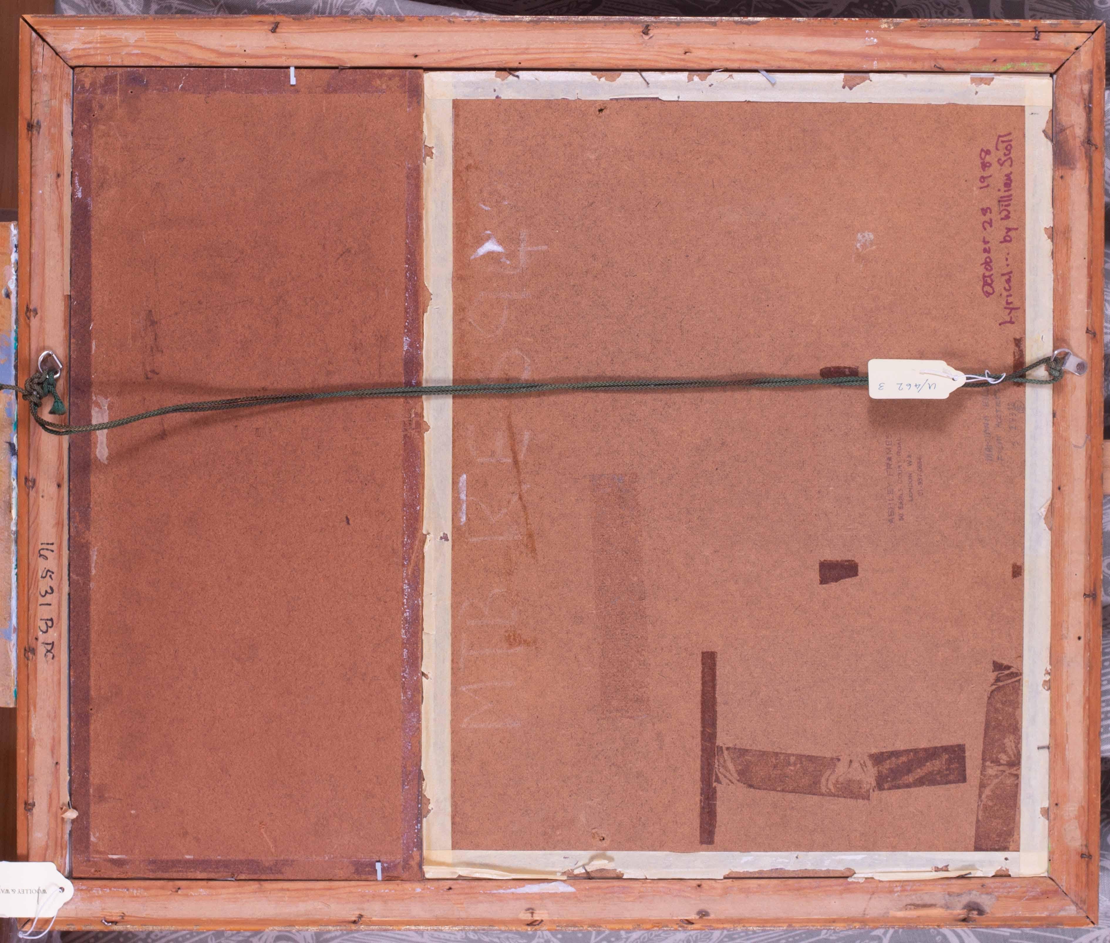 1988 disegno a matita dell'artista britannico del XX secolo William Scott in vendita 6