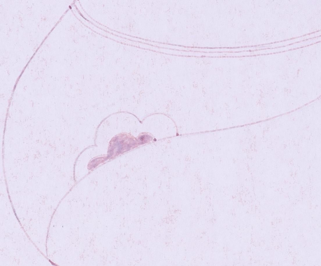 Disegno originale a penna di Patrick Caulfield di una brocca, Regno Unito, metà del secolo scorso in vendita 4