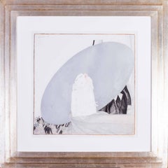 Raro dipinto Art déco di Jane Marnac con un cappello di Gesmar,  gouache e inchiostro 1921