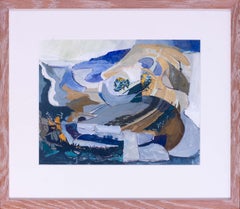Verso il mare, gouache su carta dell'artista britannica Rachel Fenner