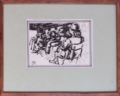 The Flicks" de l'illustrateur allemand Kapp, moderne et datant du milieu du siècle dernier.