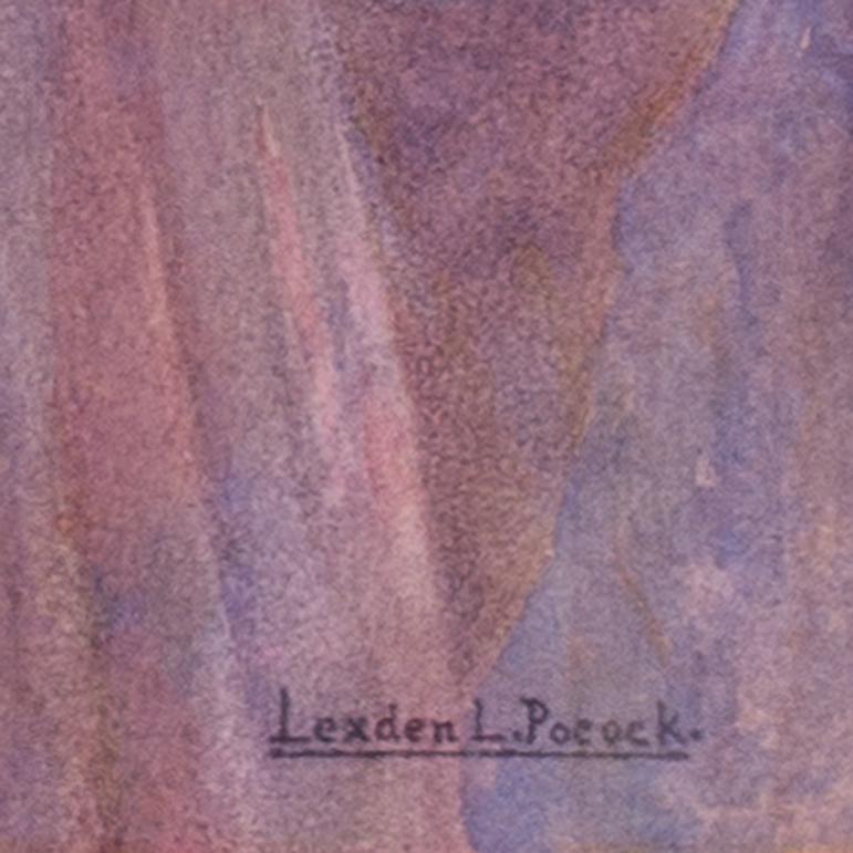 Britisches Aquarell eines Engels aus der Jahrhundertwende von Lexden Lewis Pocock im Angebot 2