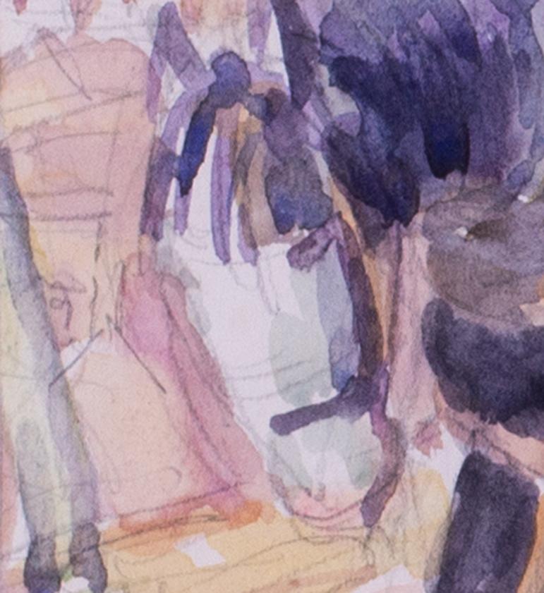 Set di 4 acquerelli, metà del XX secolo, di Harold Dearden, aiutanti di fattoria in vendita 10