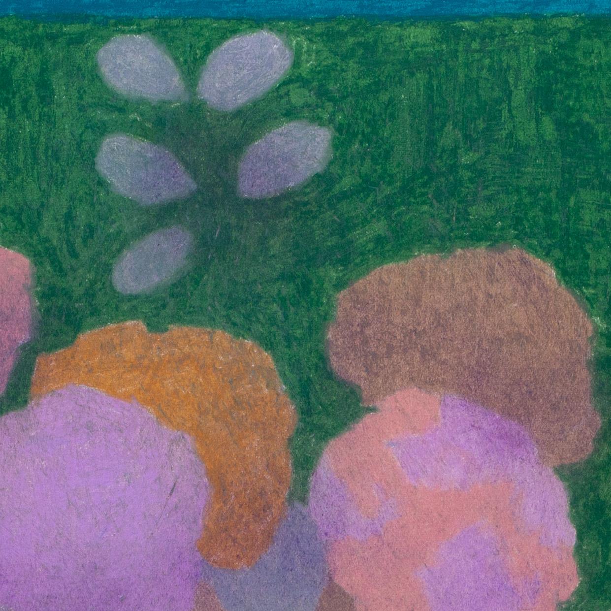 Estudio al pastel Modern British de hortensias y bodegón de frutas de Bernard Myers en venta 5