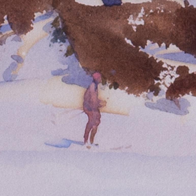 Sir William Russell Flint (British, 1880 – 1969)
Winter sports in the Engadine, possibly St. Moritz
watercolour on paper
signed ‘W RUSSELL FLINT’ (lower right)
12.1/2 x 19.3/8 in. (32 x 49.3 cm.)