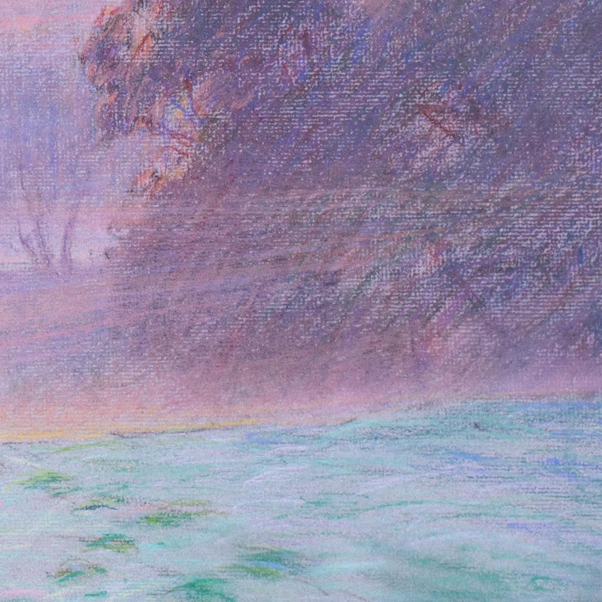William Samuel Horton (estadounidense, 1865-1936)
Abadía de Eccleston
Pastel sobre papel
Firmado abajo a la izquierda 