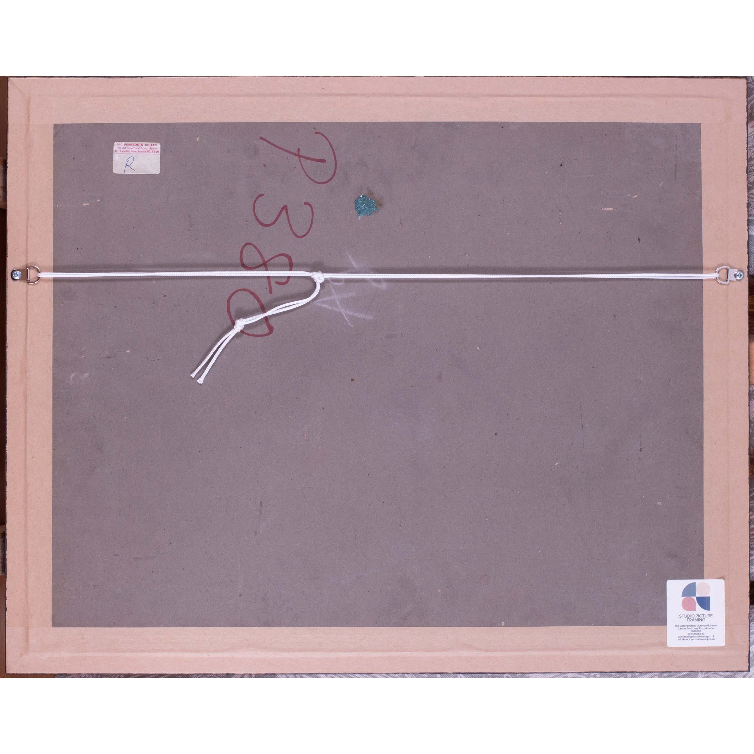 Pintura paisajista estadounidense del siglo XX sobre los tejados de París, por Horton en venta 2