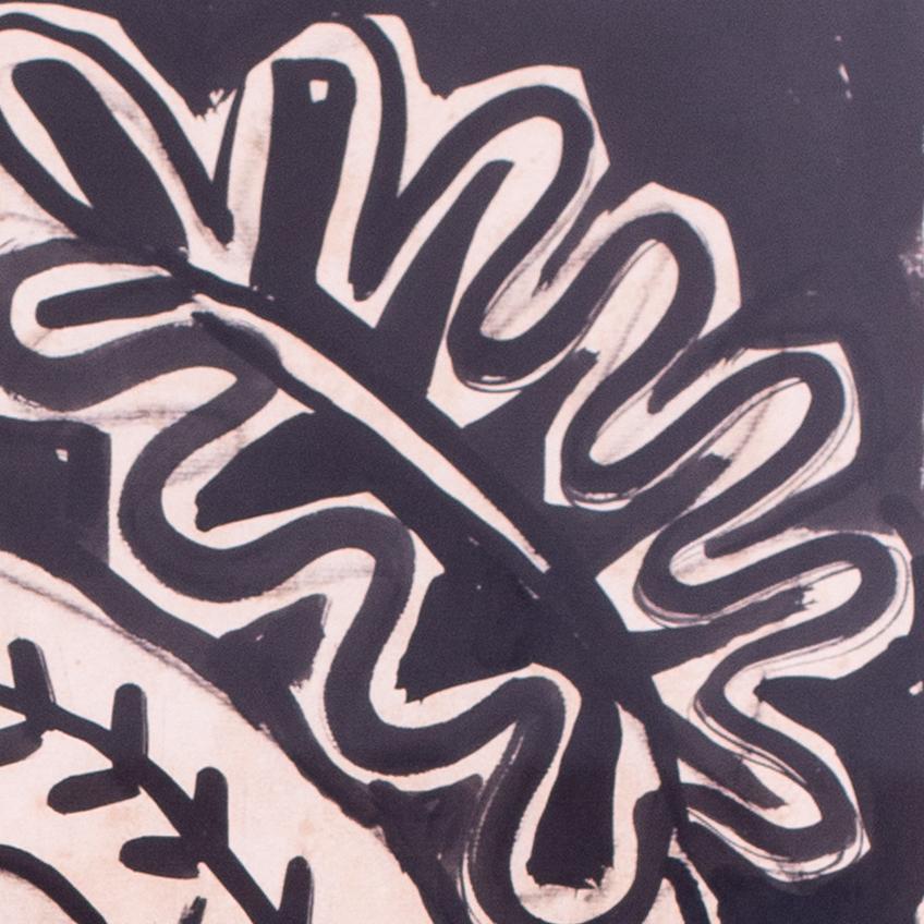 Casimir Zielenkiewic Caziel (Polish, 1906 – 1988)
Earth mother
Charcoal and ink on paper
24.1/2 x 18.1/2 in .(62.3 x 47 cm.)
This evocative work on paper, Earth Mother, exemplifies Casimir Zielenkiewicz Caziel’s deeply humanist approach to modern