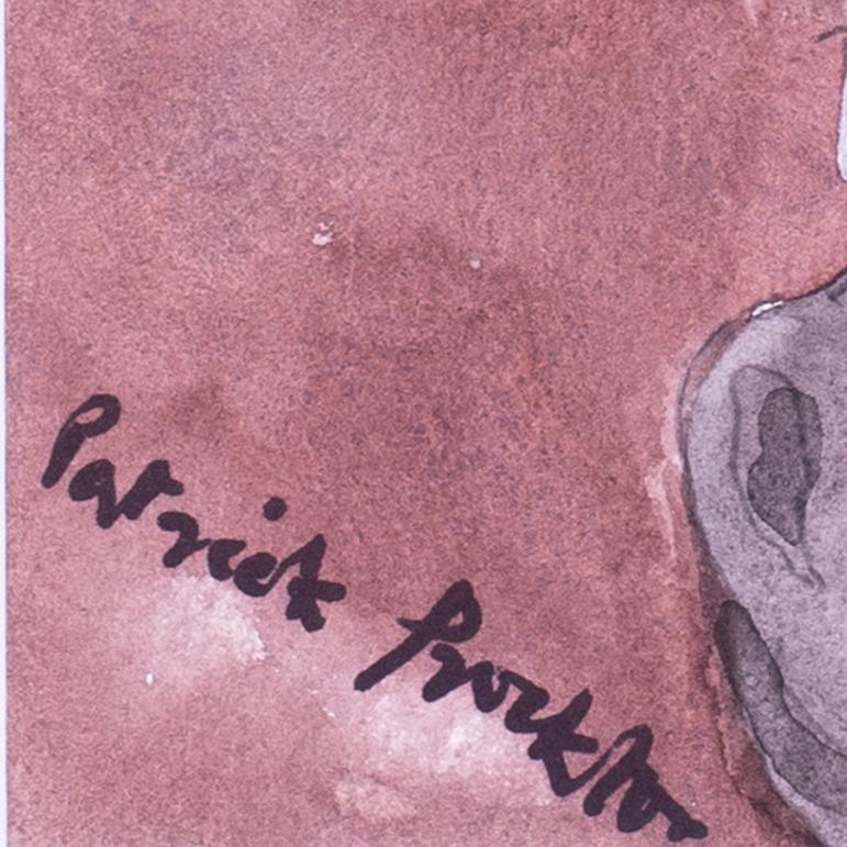 Britannico, Patrick Procktor acquerello di 'The Gift Horse', 20° secolo in vendita 1