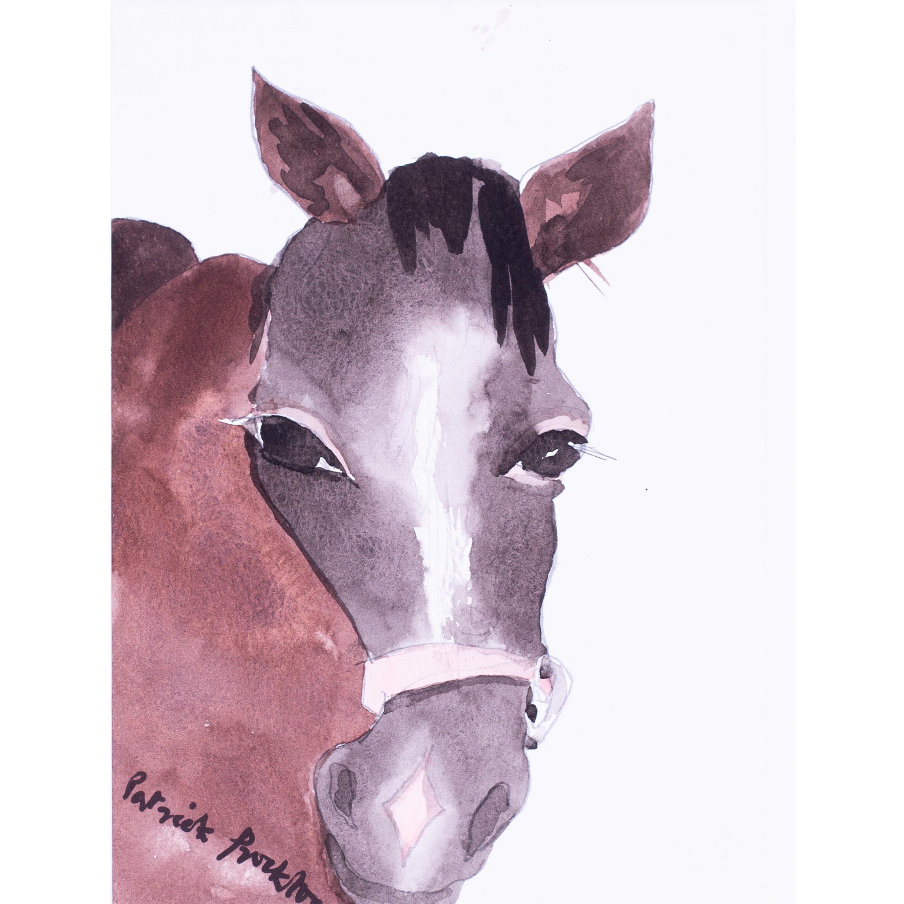 Britannico, Patrick Procktor acquerello di 'The Gift Horse', 20° secolo in vendita 5