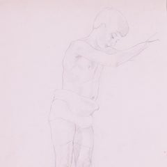 Disegno di Stanley Spencer "Studio di un ragazzo" dalla proprietà dell'artista, Regno Unito