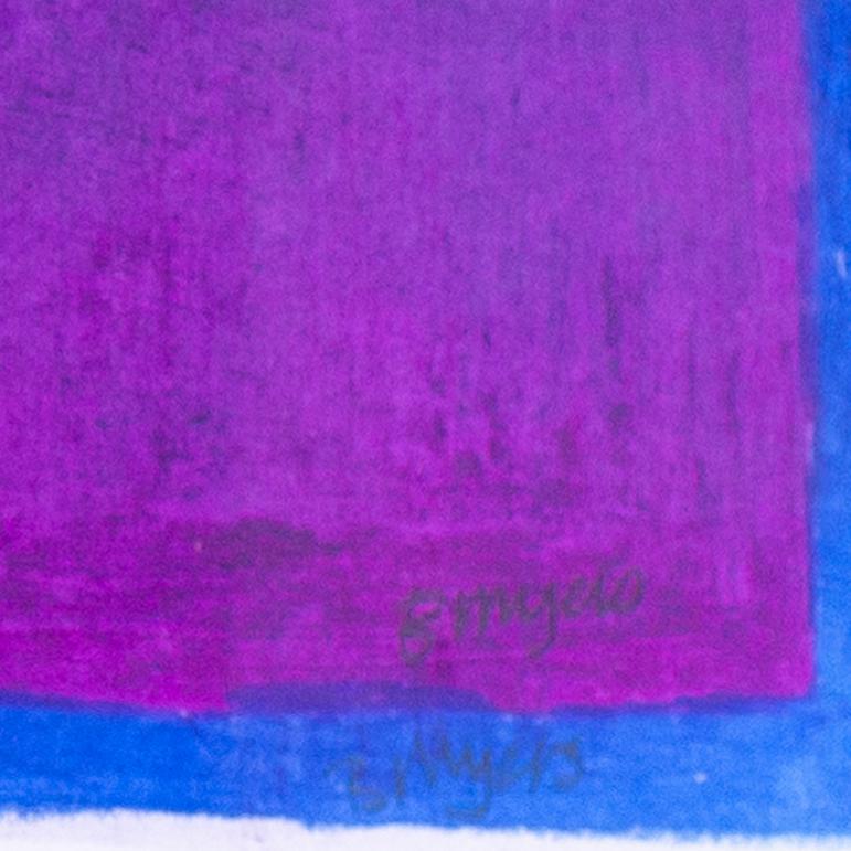 Bernard Myers pastel sobre papel 