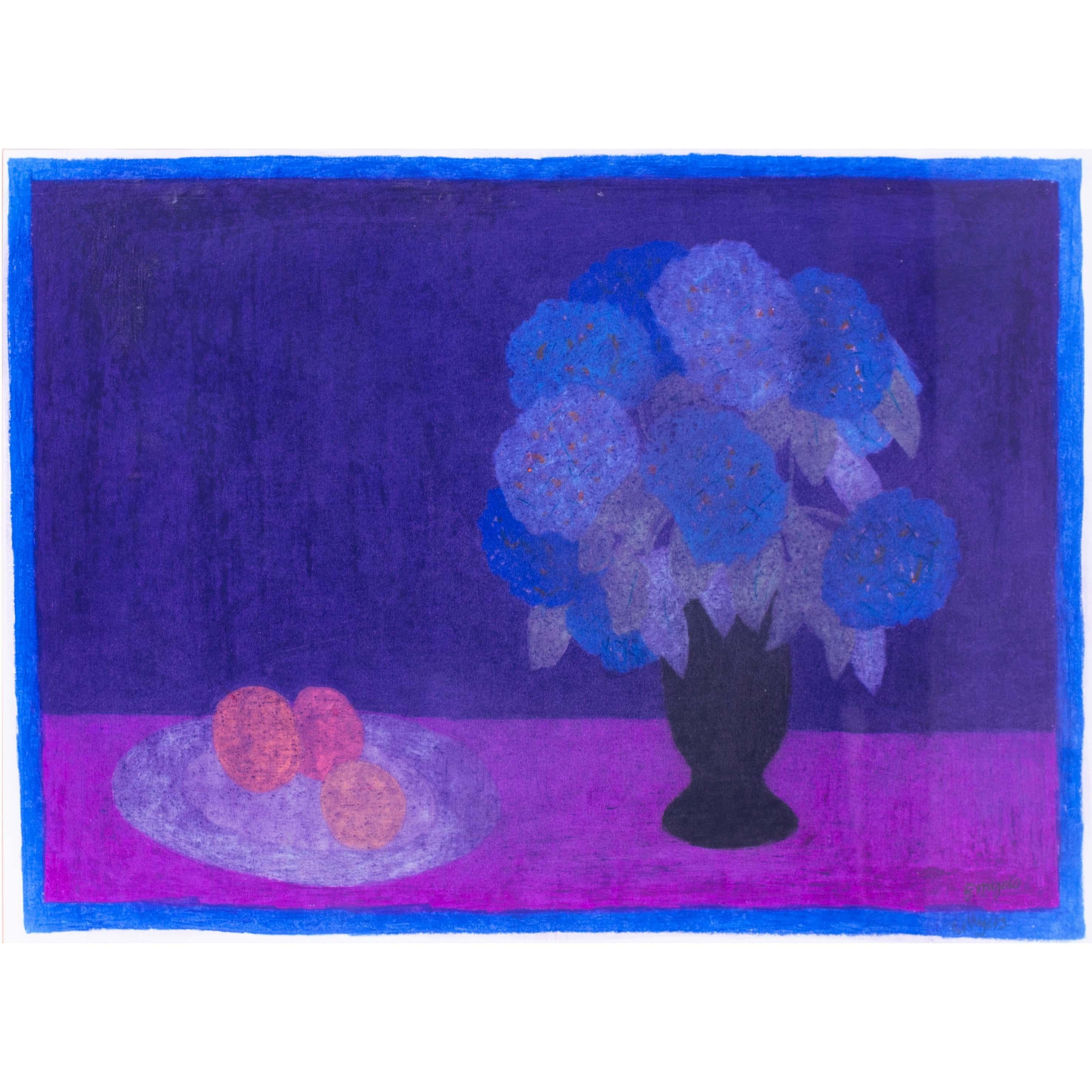 Bernard Myers pastel sobre papel 