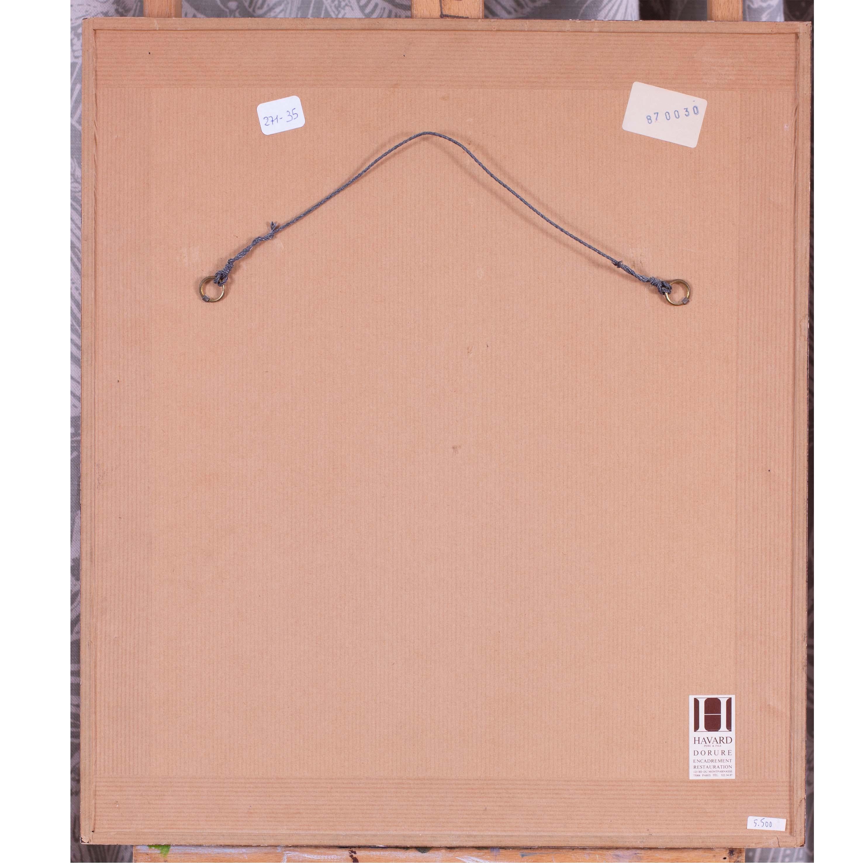 Clown Art Deco con pom pom arancione e nero, fronzoli rosa, francese di Jean Aumond in vendita 6