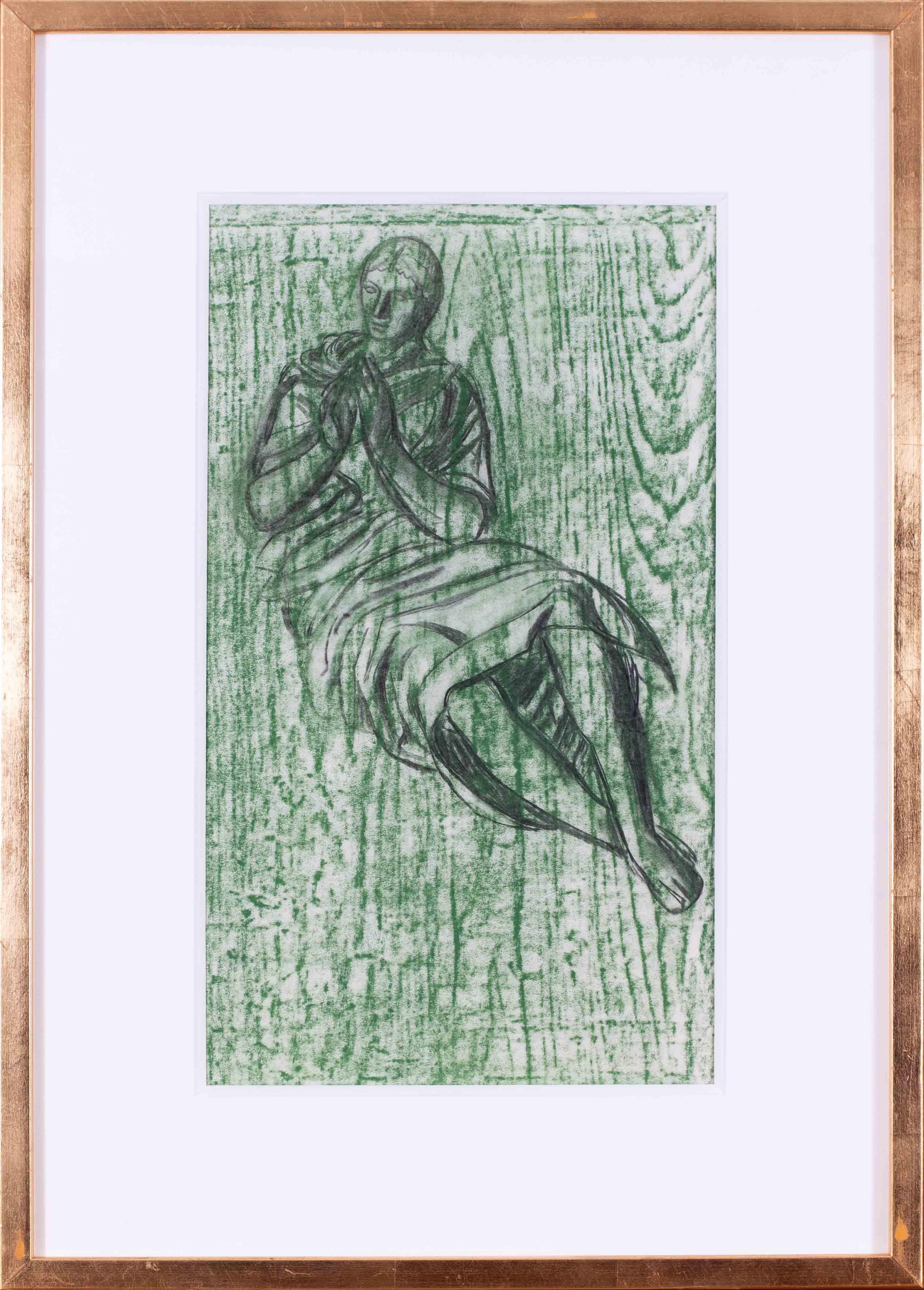 Hans Feibusch (German, 1898 – 1998)
Study of a Saint
Charcoal and pastel on paper
21.1/8 x 12 in. (53.7 x 30.8 cm.
Provenance: From the estate of the artist

Hans Feibusch, born in Frankfurt and later a naturalised British citizen, was one of the