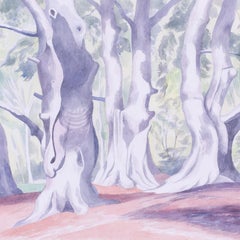 John Northcote Nash, British, 20th Century 'A group of beech trees', signed