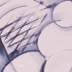 1949, Arthur Cyril Hilton 'Forms as Figures', British, abstract drawing
